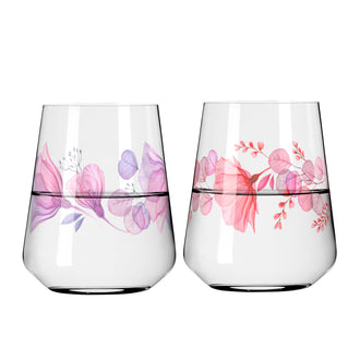 Tumbler "Allround Sommersonett #3 - Kolberg", in confezione assortita da 2 pezzi cl 51/cm Ø9,3x11