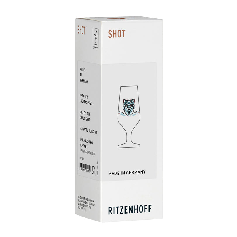 Bicchiere grappa "Brauchzeit #8 - A. Preis 2026" ml 55/cm Ø4,1x10,5