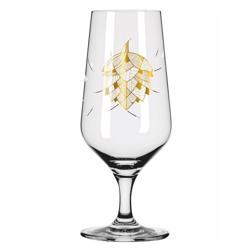 Bicchiere birra Pils "Brauchzeit #1 - Andreas Preis Luppolo", confezione 2 pezzi cl 37/cm Ø7,5x18,3