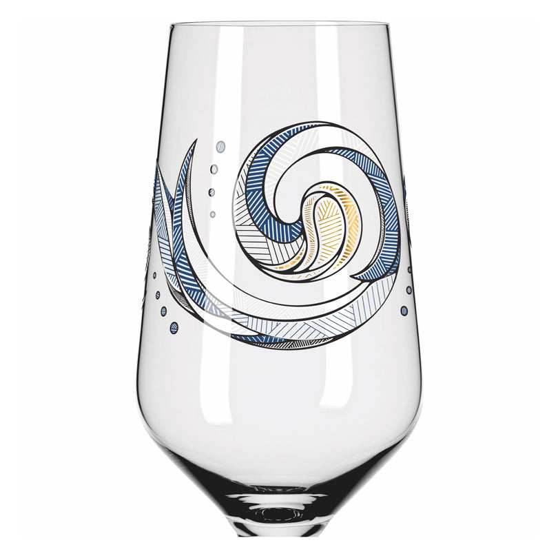 Bicchiere birra Pils "Brauchzeit #2 - Andreas Preis Acqua", confezione 2 pezzi cl 37/cm Ø7,5x18,3