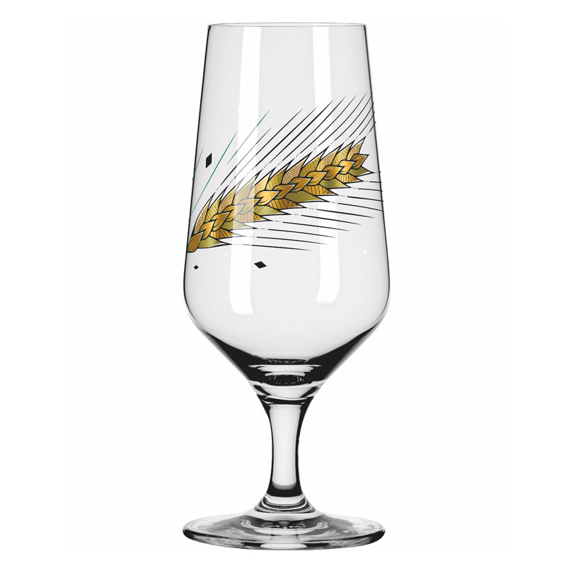 Bicchiere birra Pils "Brauchzeit #3 - Andreas Preis Orzo", confezione 2 pezzi cl 37/cm Ø7,5x18,3