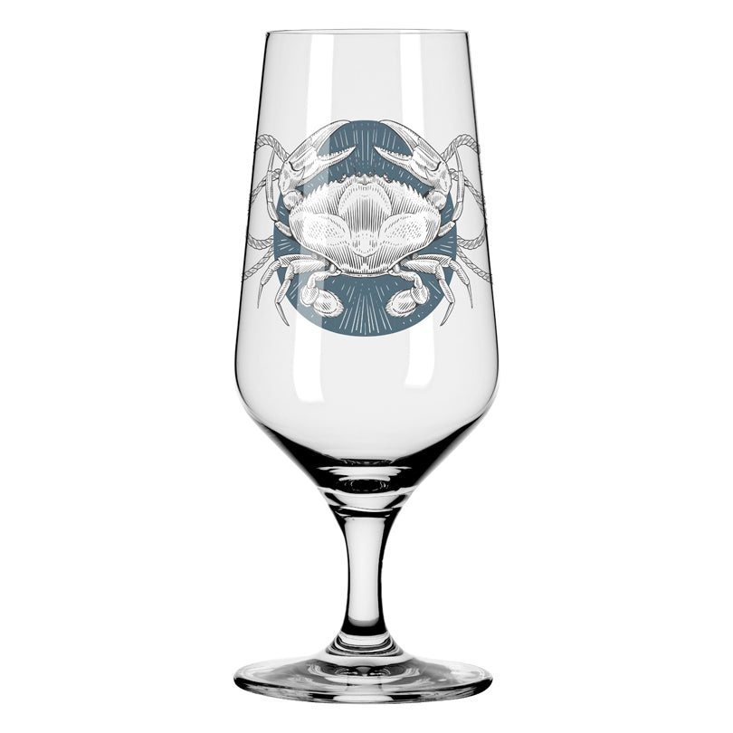 Bicchiere birra Pils "Brauchzeit #4 - P. Harris", confezione 2 pezzi cl 37/cm Ø7,5x18,3