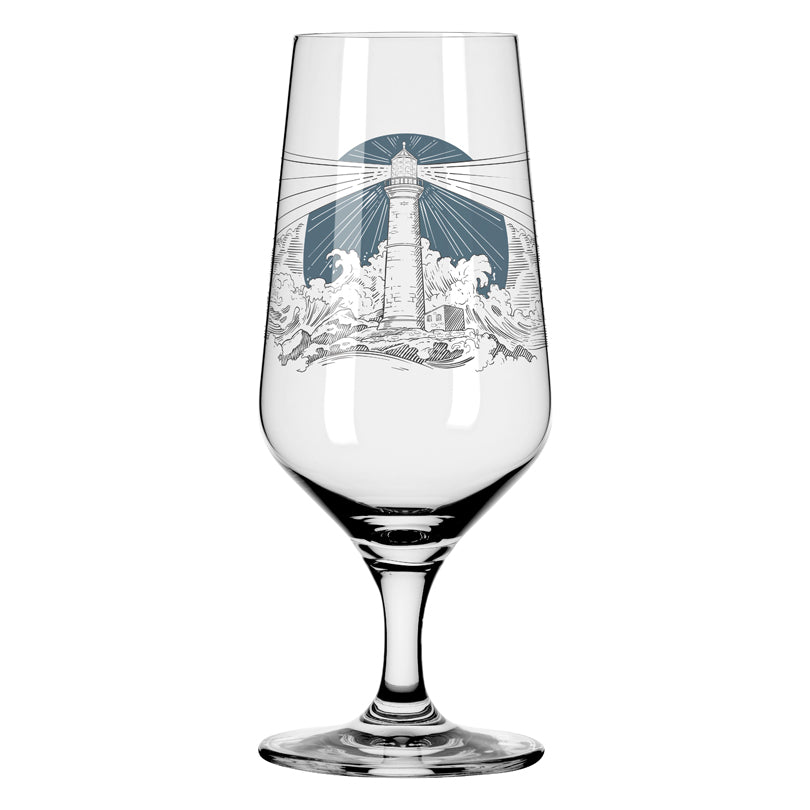 Bicchiere birra Pils "Brauchzeit #4 - P. Harris", confezione 2 pezzi cl 37/cm Ø7,5x18,3
