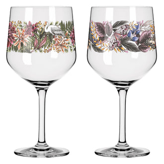 Calice Gin Tonic "Schattenfauna #1 - Maggie Enterrios", confezione assortita da 2 pezzi cl 72/cm Ø10,7x21,8