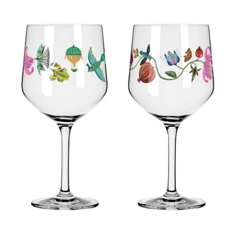 Calice Gin Tonic "Botanic Lights #3 - O. Hajek", confezione assortita da 2 pezzi cl 72/cm Ø10,7x21,8