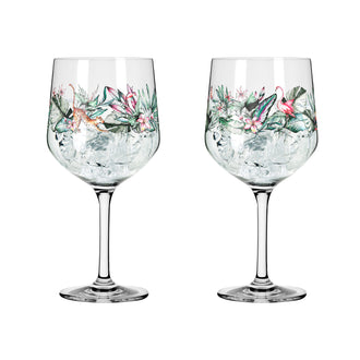 Calice Gin Tonic "Schattenfauna #3 - Ritzenhoff Design Team", confezione assortita da 2 pezzi cl 72/cm Ø10,7x21,8