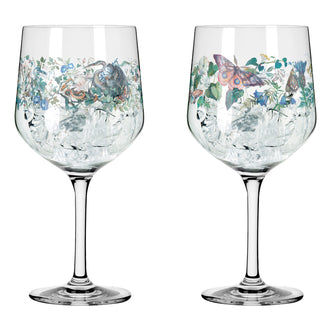 Calice Gin Tonic "Schattenfauna #4 - Mcallister", confezione assortita da 2 pezzi cl 72/cm Ø10,7x21,8