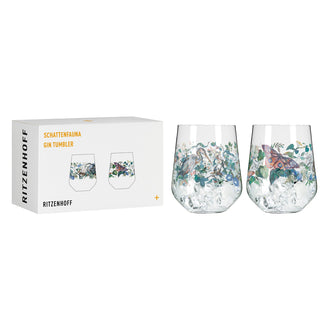 Tumbler/Bicchiere Gin Tonic "Schattenfauna #4 - Mcallister", confezione assortita da 2 pezzi cl 71/cm Ø10,2x12,4