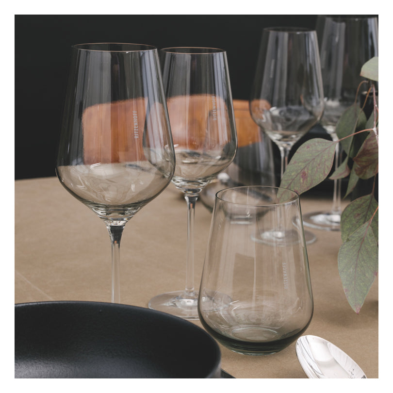 Bicchiere d'acqua "Fjordlicht #2 - Grey", confezione 2 pezzi cl 54/ cmØ9,3x12,4