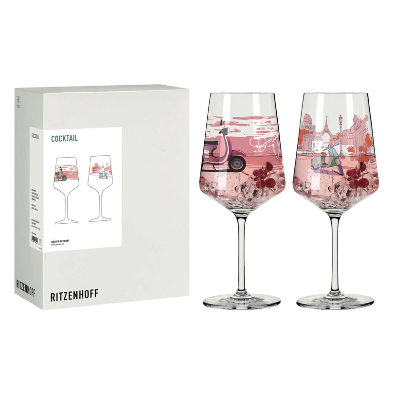 Calice cocktail "Entdecker #2 - Orozco, Herrera", confezione assortita da 2 pezzi cl 54/cm Ø9,3x22,5