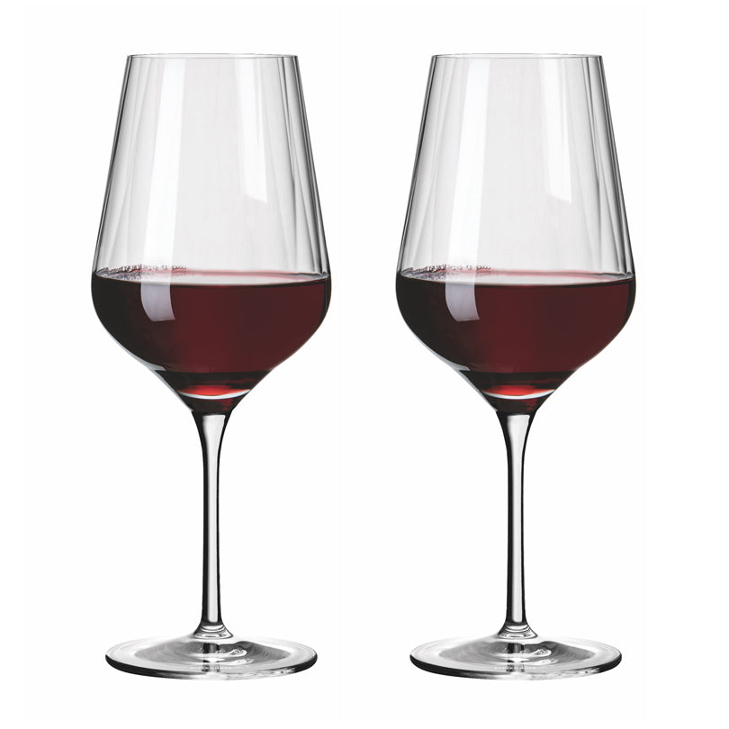 Calice vino rosso "Sternschliff #3", confezione 2 pezzi cl 57/cm Ø9,4x23,6
