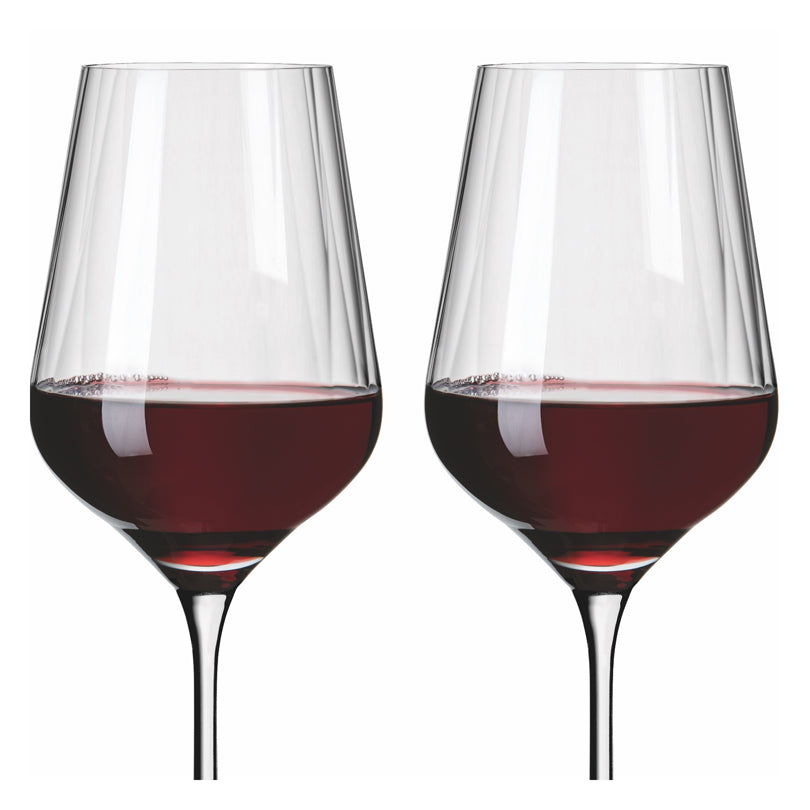 Calice vino rosso "Sternschliff #3", confezione 2 pezzi cl 57/cm Ø9,4x23,6