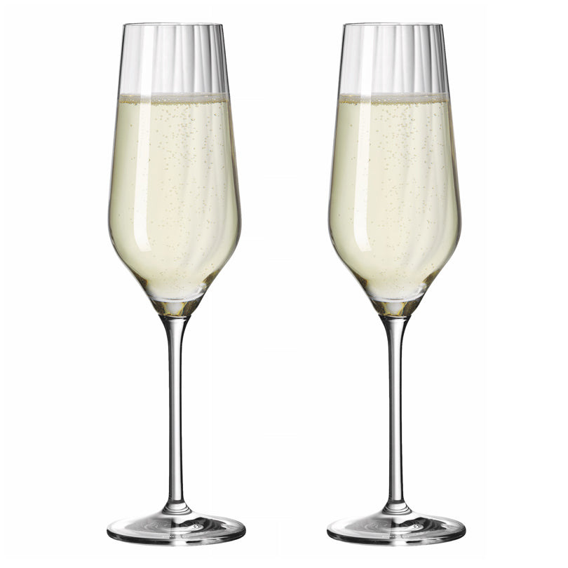 Calice champagne "Sternschliff #1", confezione 2 pezzi cl 25/cm Ø6,5x23,6