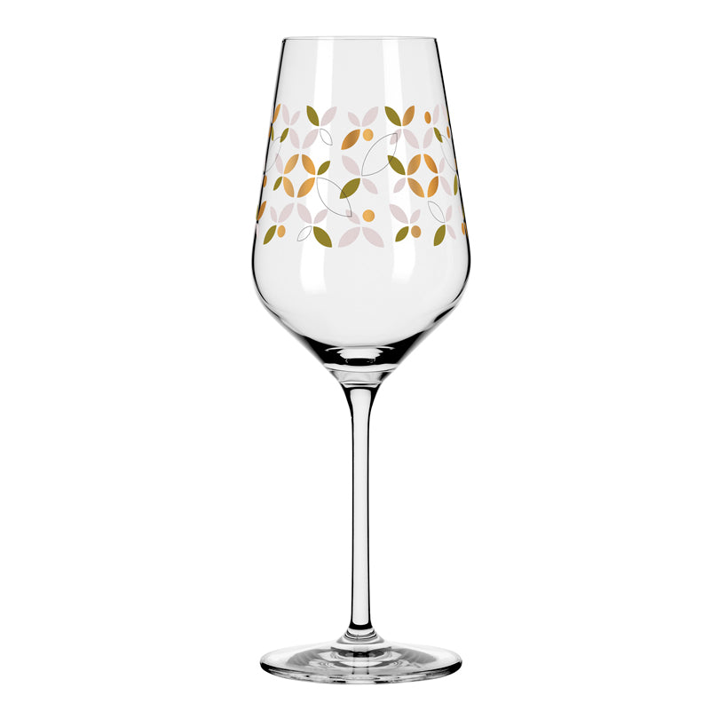 Calice vino bianco "Herzkristall #9 - Oliveira" cl 38/ cmØ8x22,7