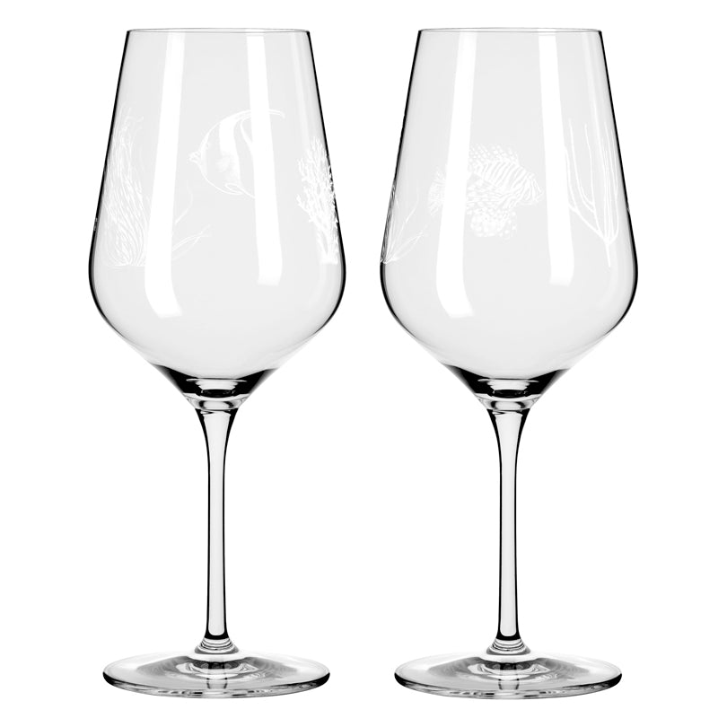 Calice vino rosso "Oceanside #1 - Bohnenberg", confezione assortita da 2 pezzi cl 57/cm Ø9,4x23,6