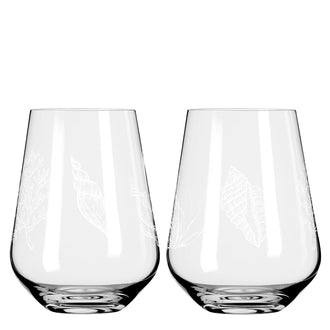 Bicchiere d'acqua "Oceanside #1 - Bohnenberg", confezione assortita da 2 pezzi cl 54/cm Ø9,3x12,4