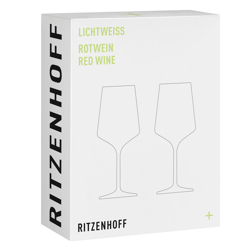 Calice vino rosso "Lichtweiss #1 - Niggemeier", confezione 2 pezzi cl 54/cm Ø9,3x22,5