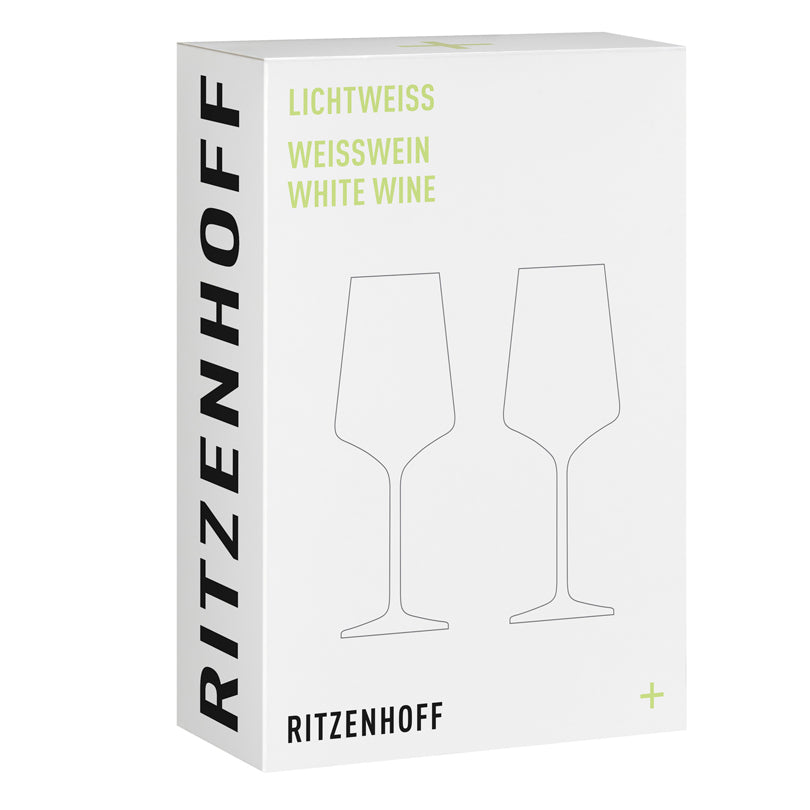 Calice vino bianco "Lichtweiss #1 - Niggemeier", confezione 2 pezzi cl 40/cm Ø8,3x22,5