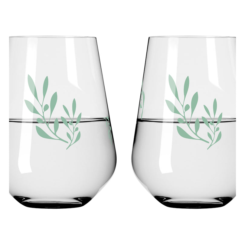 Bicchiere acqua "Organix #1 - Bohnenberg", confezione da 2 pezzi cl 54/cm Ø9,3x12,4