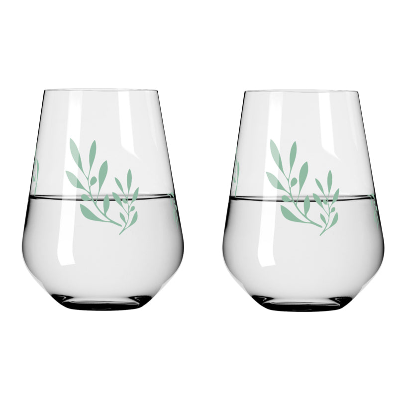 Bicchiere acqua "Organix #1 - Bohnenberg", confezione da 2 pezzi cl 54/cm Ø9,3x12,4