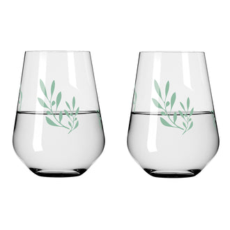 Bicchiere acqua "Organix #1 - Bohnenberg", confezione da 2 pezzi cl 54/cm Ø9,3x12,4