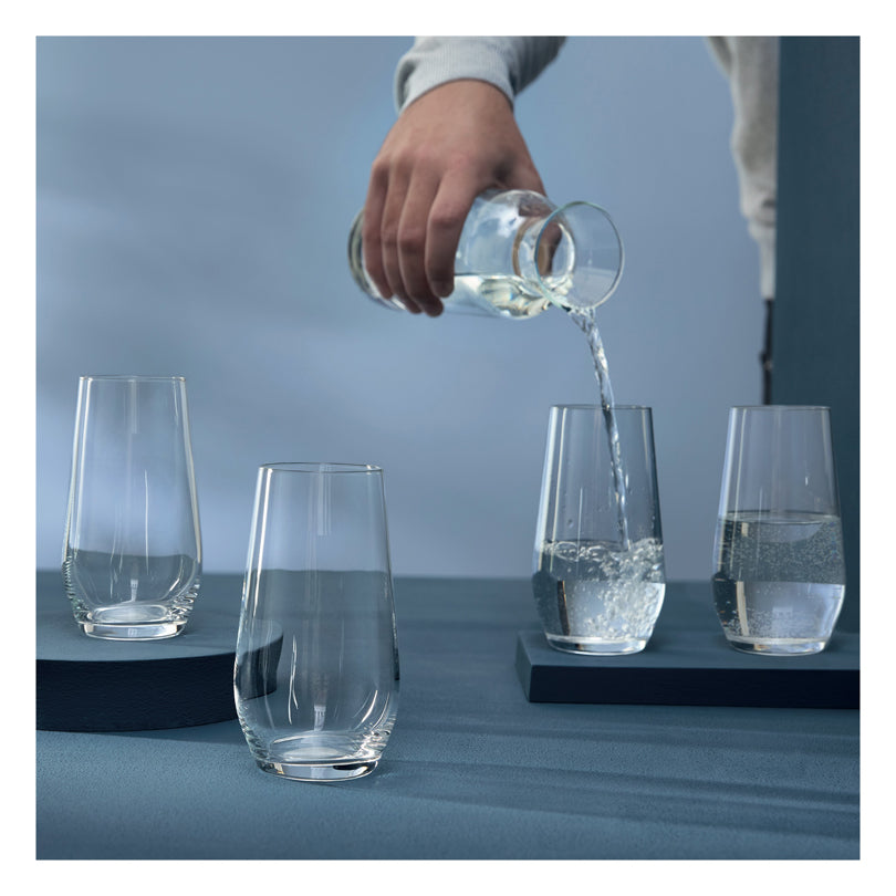 Bicchiere acqua "Lichtweiss Lilly #3 - RDT", confezione 4 pezzi cl 42,5/cm Ø7,6x13,8