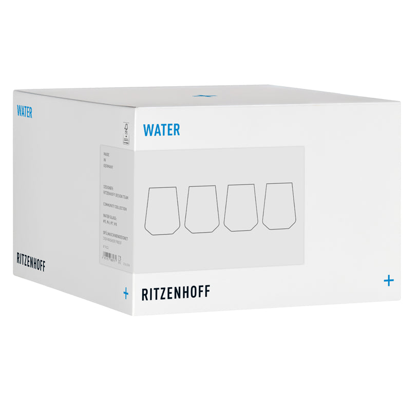Bicchiere acqua "Lichtweiss Julie #1 - RDT", confezione 4 pezzi cl 51/cm Ø9,3x11