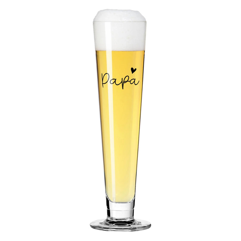 Calice birra Pils "Detti #1 - RDT - Papa" cl 38/cm Ø7,5x24,9