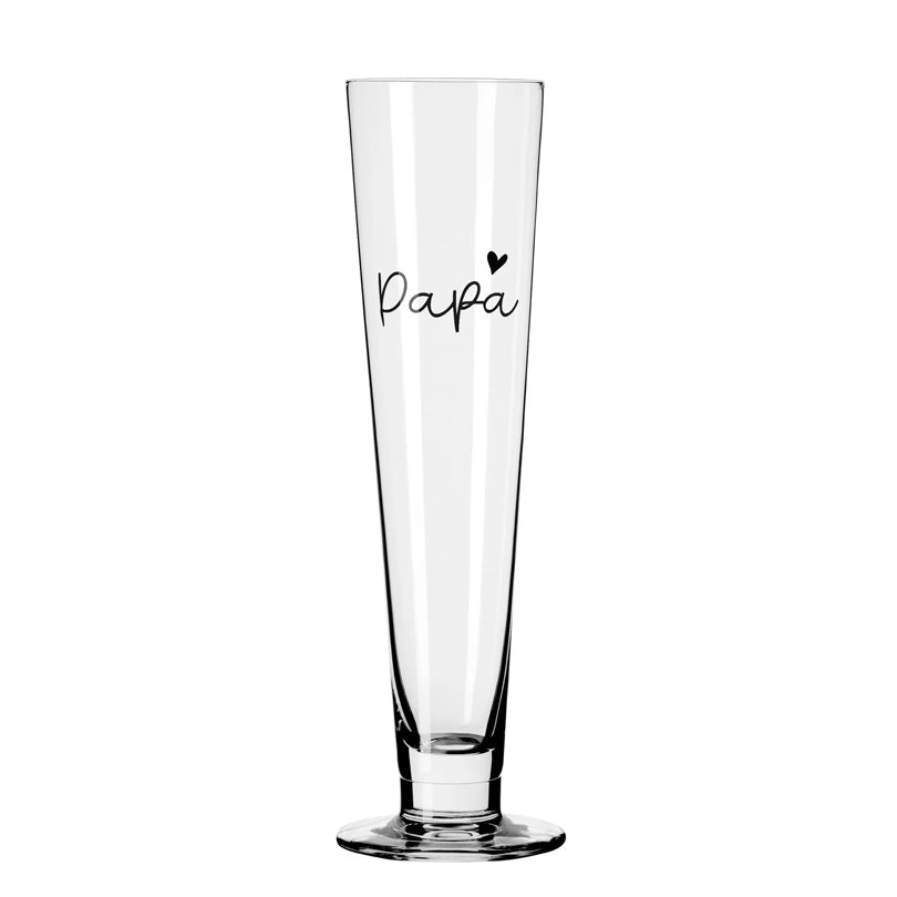 Calice birra Pils "Detti #1 - RDT - Papa" cl 38/cm Ø7,5x24,9