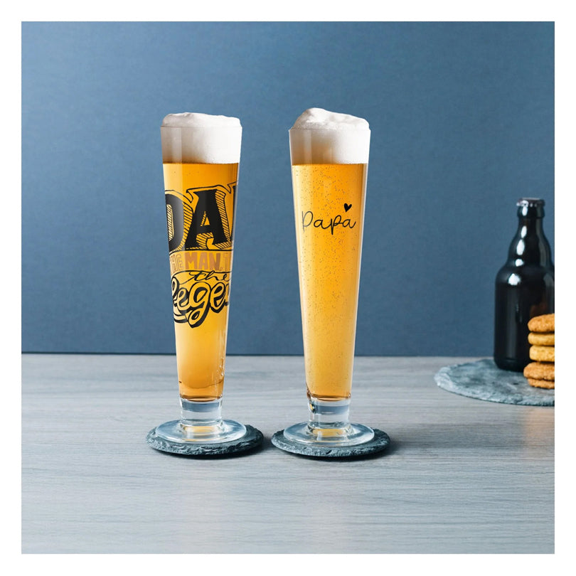 Calice birra Pils "Detti #1 - RDT - Papa" cl 38/cm Ø7,5x24,9