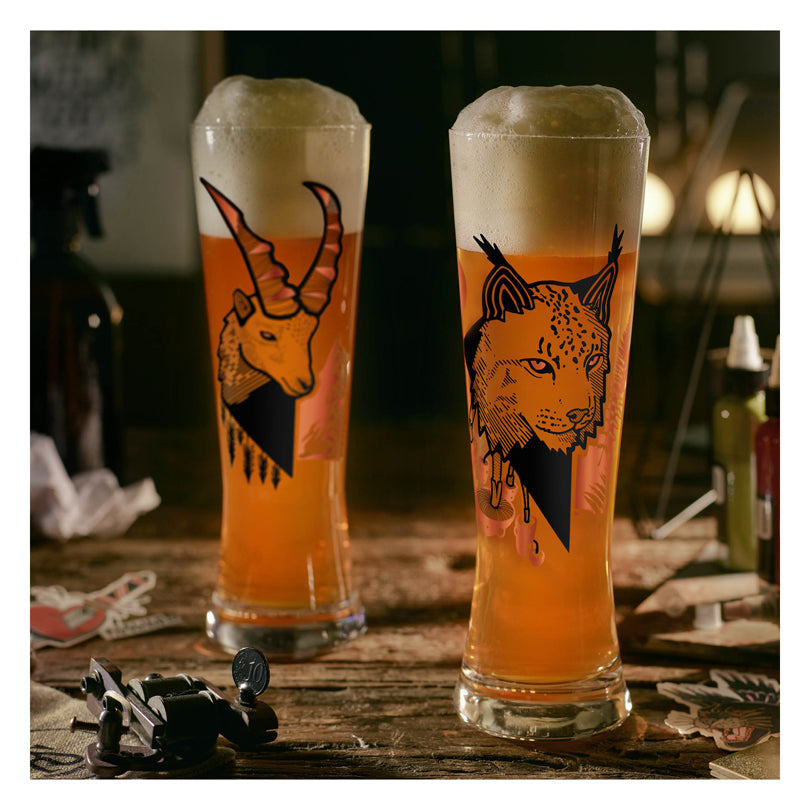 Bicchiere birra Weizen "Heritage #2 - D. Fatemi 2026" cl 61/cm Ø7,9x24,6