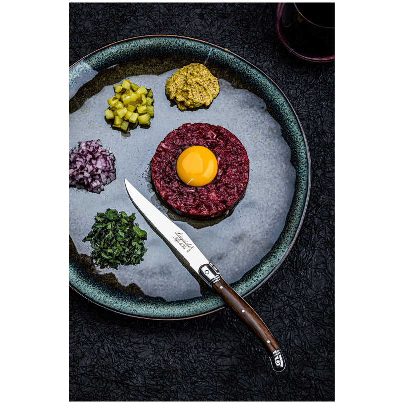 Set 6 coltelli da bistecca "Premium Line - Black Stonewash" cm 11