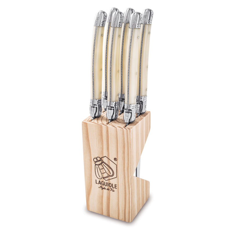 Set 6 coltelli da bistecca "Premium Line - Pearl" cm 11