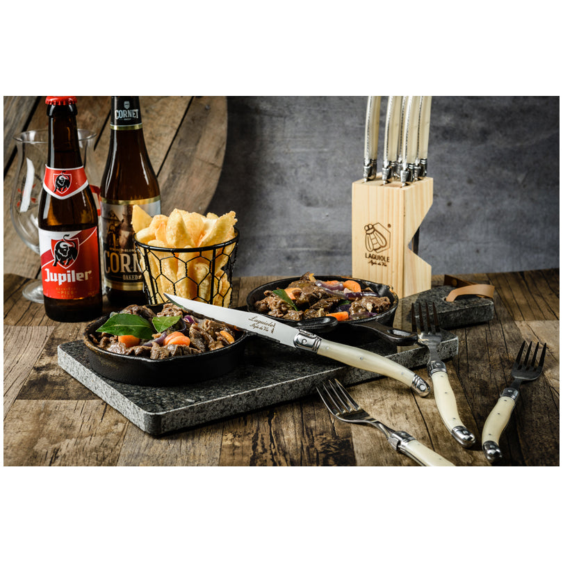 Set 6 coltelli da bistecca "Premium Line - Pearl" cm 11