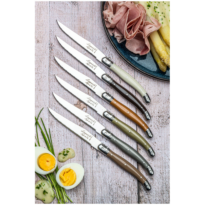Set 6 coltelli da bistecca "Premium Line - Treasure" cm 11