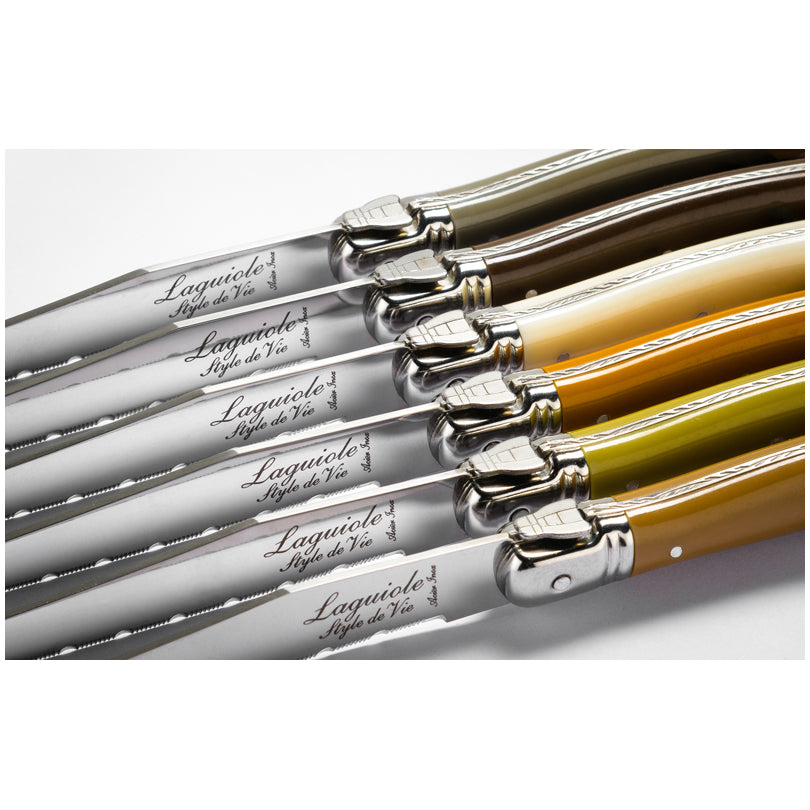 Set 6 coltelli da bistecca "Premium Line - Treasure" cm 11