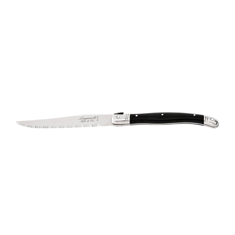 Set 6 coltelli da bistecca "Premium Line - Black" cm 11