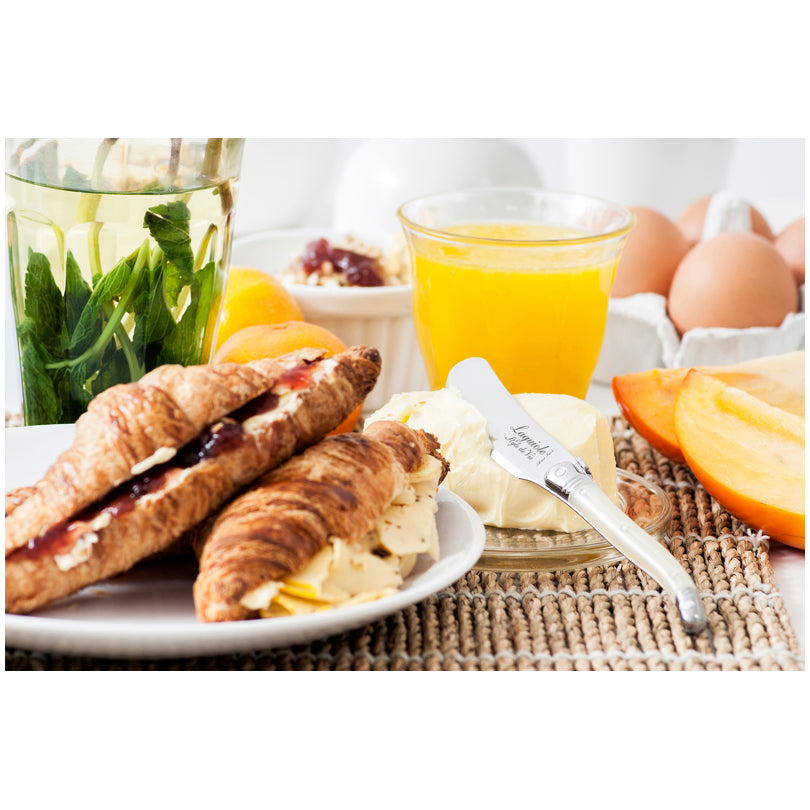 Coltello spalmaburro "Premium Line - Pearl", confezione 4 pezzi cm 6,5