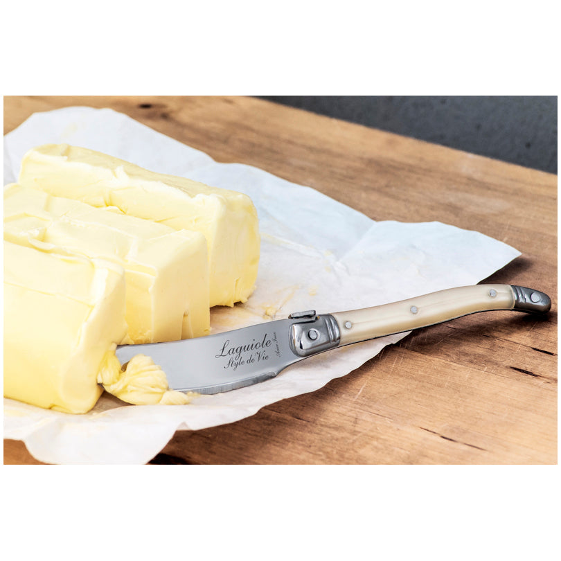 Coltello spalmaburro "Premium Line - Pearl", confezione 4 pezzi cm 6,5