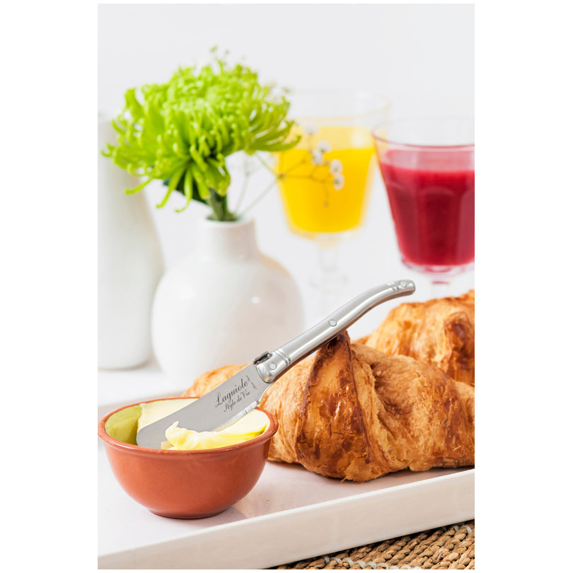 Coltello spalmaburro "Premium Line - Stainless Steel", confezione 4 pezzi cm 6,5