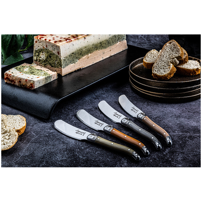 Coltello spalmaburro "Premium Line - Treasure", confezione 4 pezzi cm 6,5