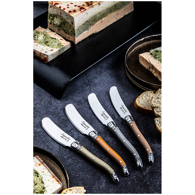 Coltello spalmaburro "Premium Line - Treasure", confezione 4 pezzi cm 6,5