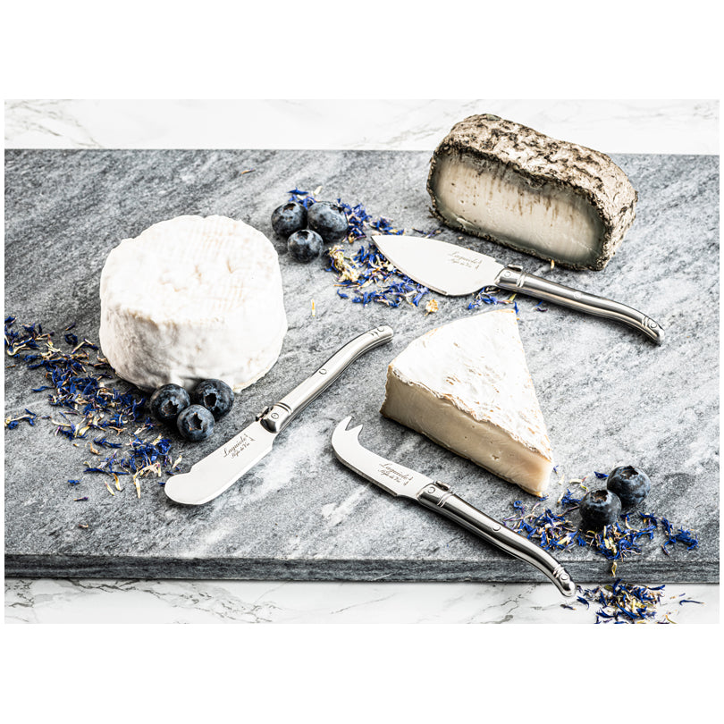 Set 3 coltelli formaggio "Premium Line - Stainless Steel" cm 5,5/6/6,7