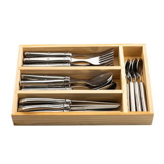 Set posate "Premium Line - Stainless Steel", 24 pezzi cm 11
