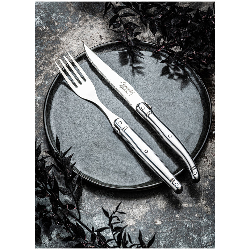 Set 6 forchette da tavola "Premium Line - Stainless Steel" cm 11