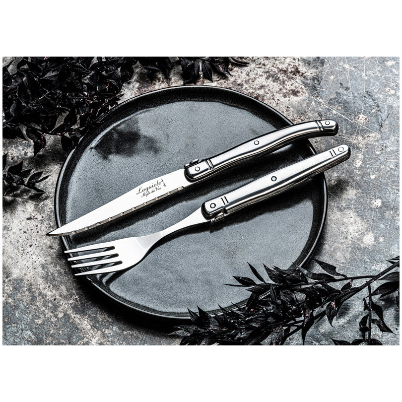 Set 6 forchette da tavola "Premium Line - Stainless Steel" cm 11