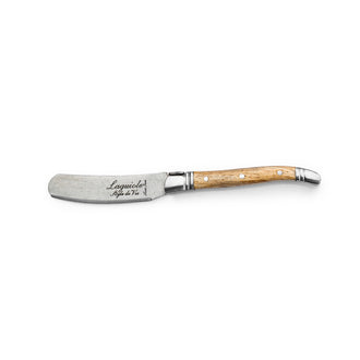 Coltello spalmaburro "Luxury Line - Oak Stonewash", confezione 4 pezzi cm 6,5
