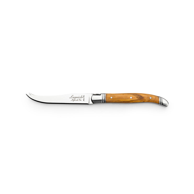 Set 3 coltelli formaggio "Luxury Line - Olive wood" cm 6,5/9,5/10