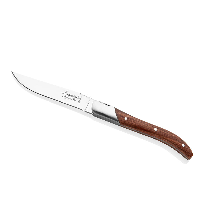 Set 6 coltelli da bistecca "Luxury Line - Pakka Rose" cm 10,5