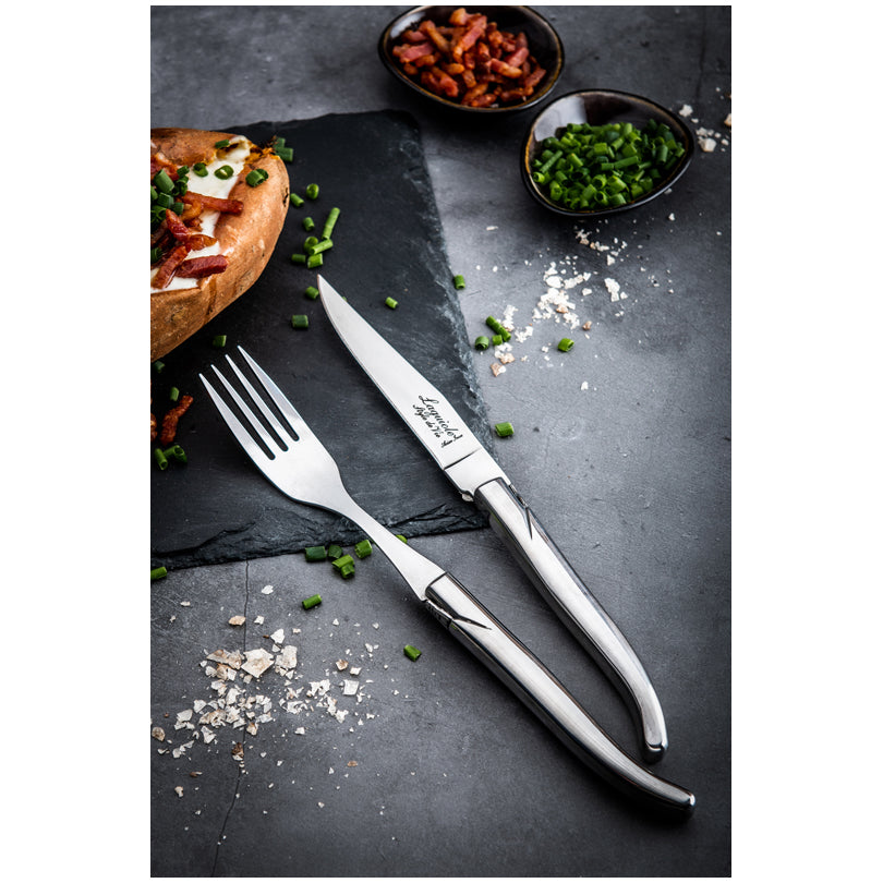 Set 6 coltelli da bistecca "Luxury Line - Stainless Steel" cm 10,5